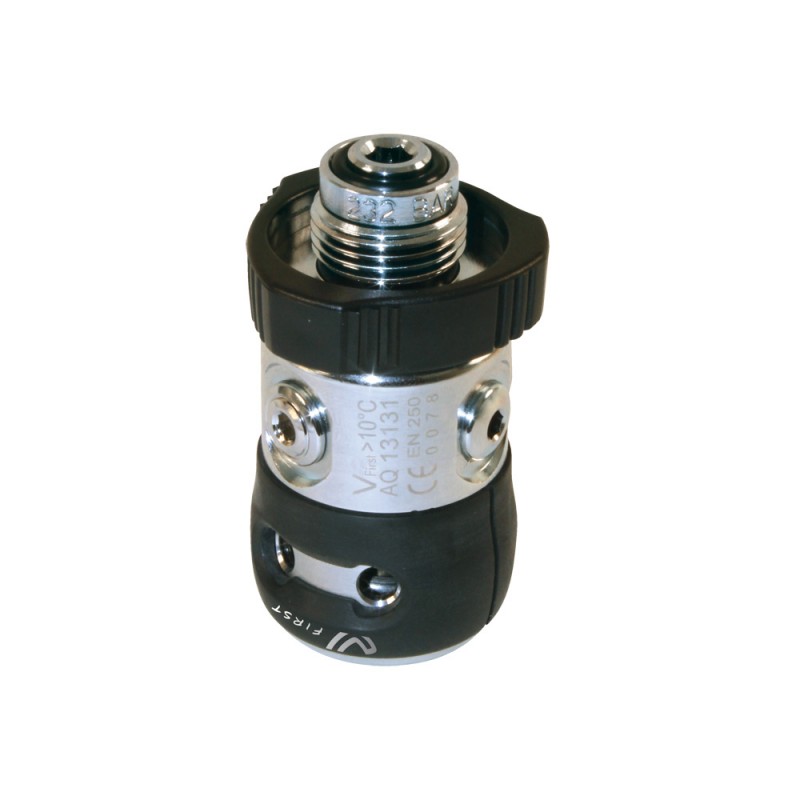 SET REGULATOR V-FIRST DIN (Treapta I + Treapta II + Octopus V-FIRST) | Echipament Scufundari | Regulatoare